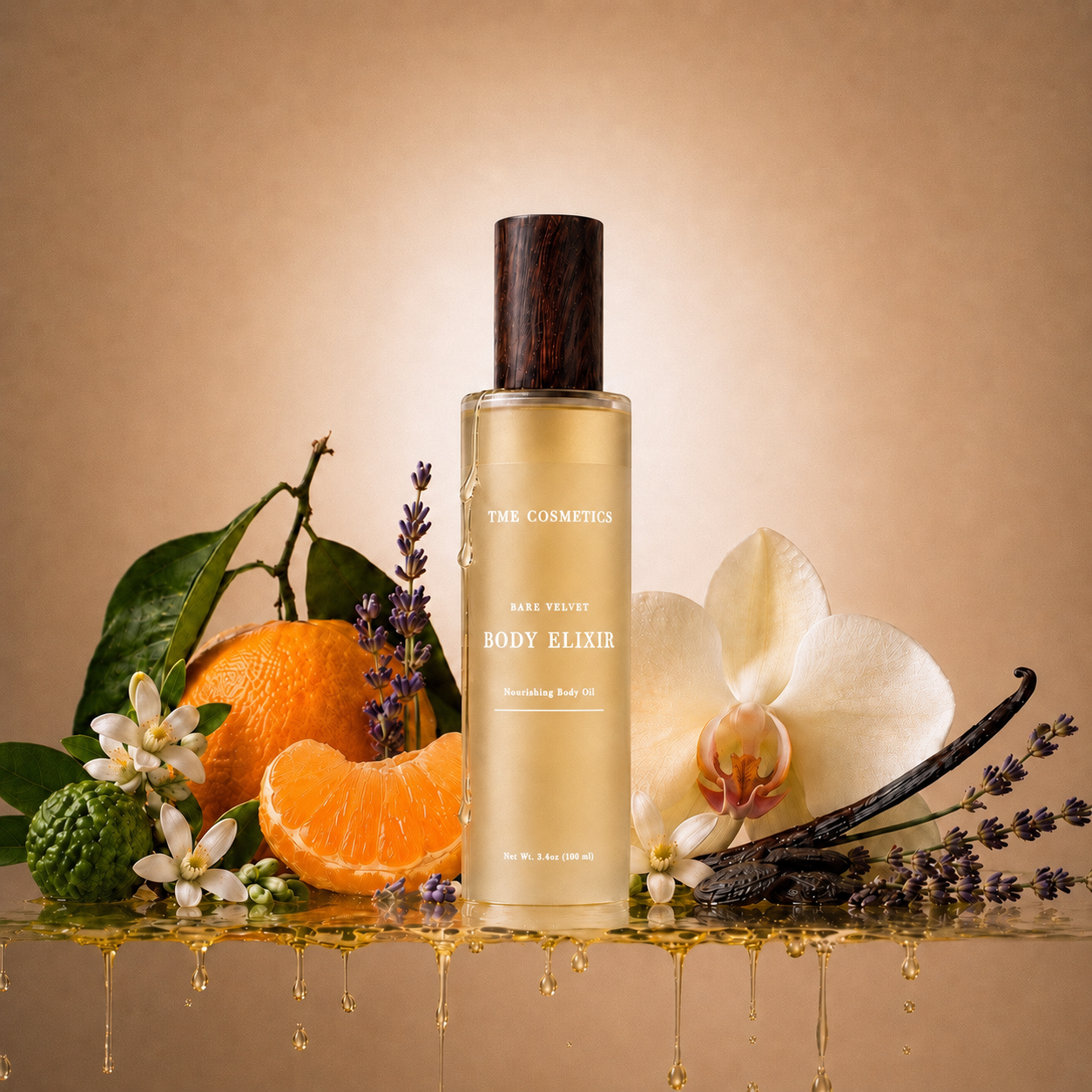 BARE VELVET BODY ELIXIR- NOURISHING DRY BODY OIL