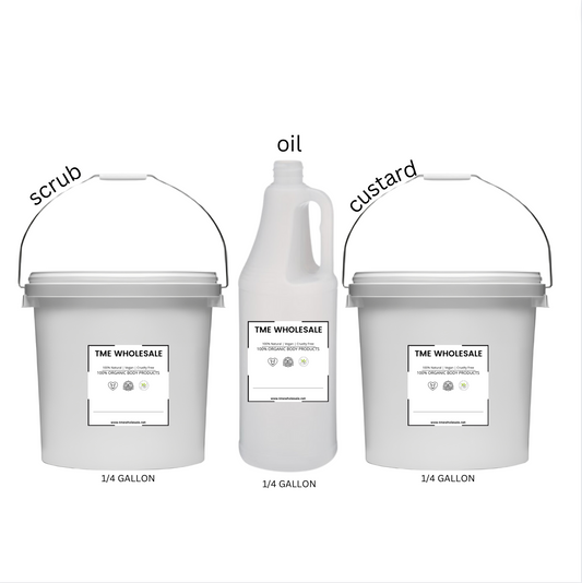 SCRUB + OIL + CUSTARD  COMBO UNSCENTED