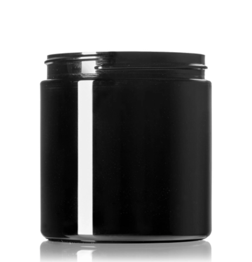 8 OZ CLEAR PET PLASTIC SINGLE WALL JAR  70-400 NECK FINISH