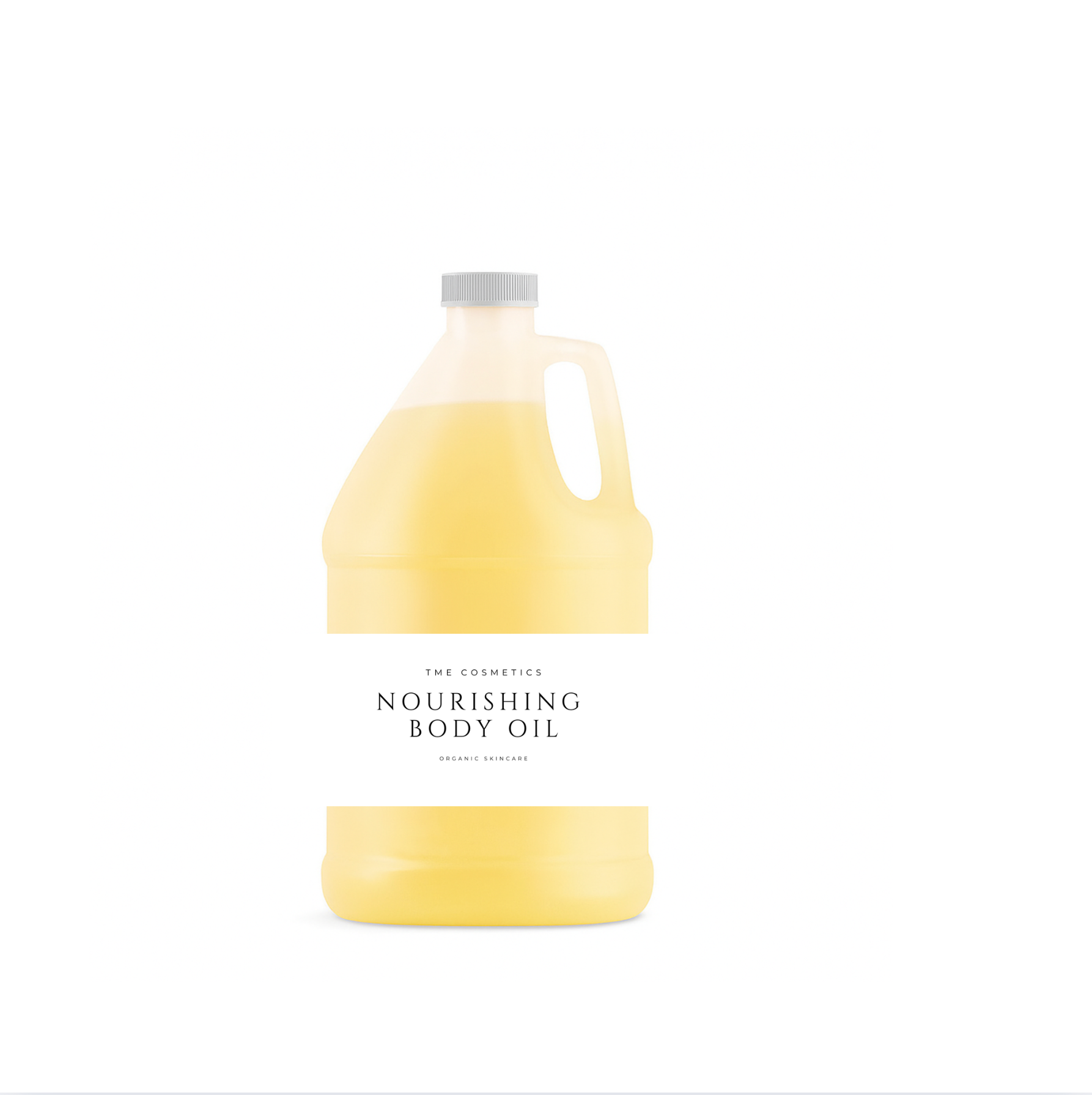 GALLON NOURISHING BODY  OIL
